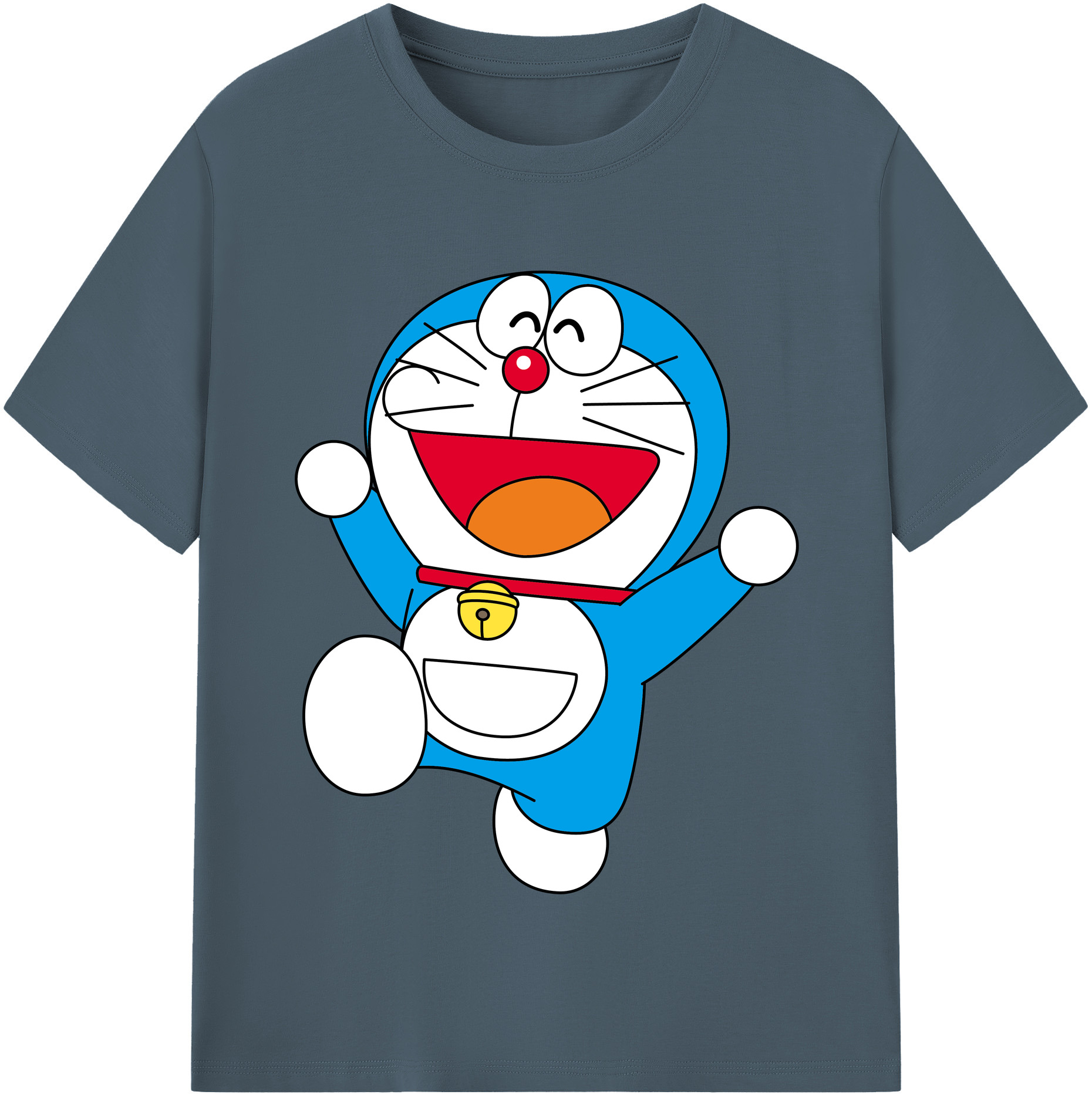 （画像用） ドラえもん Doraemon 綿100％半袖Tシャツ（フロントプリント）